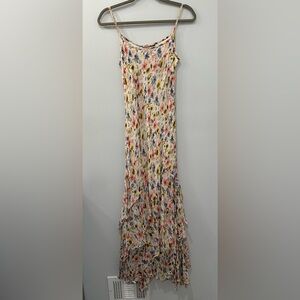 Floral Spaghetti Strap Maxi Dress